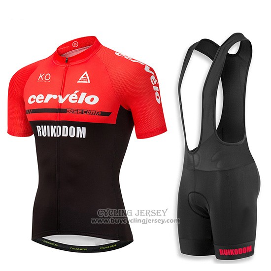 2018 Jersey Cervelo Red and Black | buycyclingjersey.com